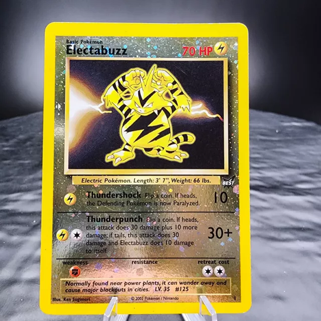 Electabuzz Best of Promos 1 - MP Pokemon Card, Rare Holo Collector's Item ⚡🔥