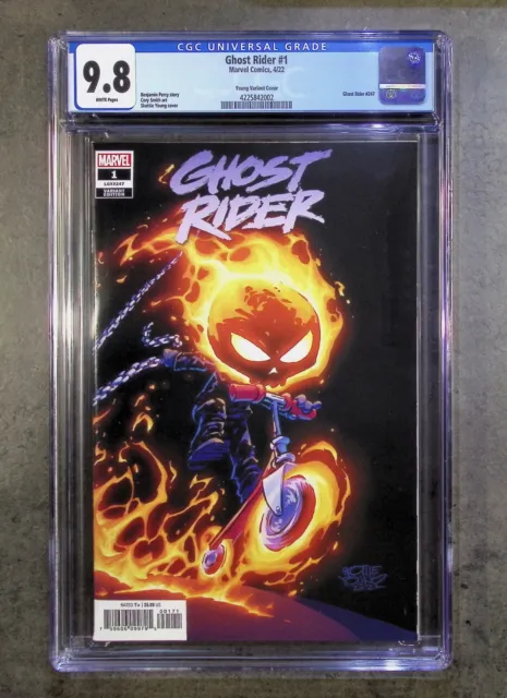 Ghost Rider #1 (2022 Marvel Comics) 1st Print Skottie Young Variant CGC 9.8