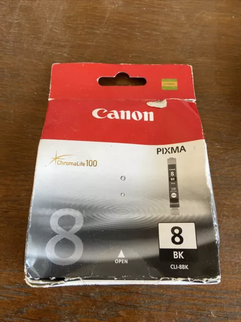 Cartouche d'encre Canon CLI-8BK Black pour PIXMA Series 13 ml Neuve