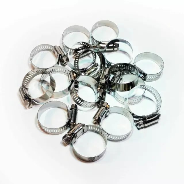 ALL SIZE Adjustable Hose Clamps Worm Gear Stainless Steel, LIFE TIME WARRANTY