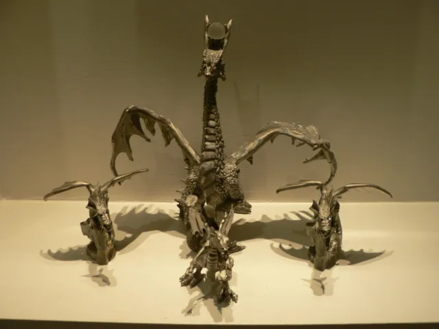 Pewter Dragon's x 4