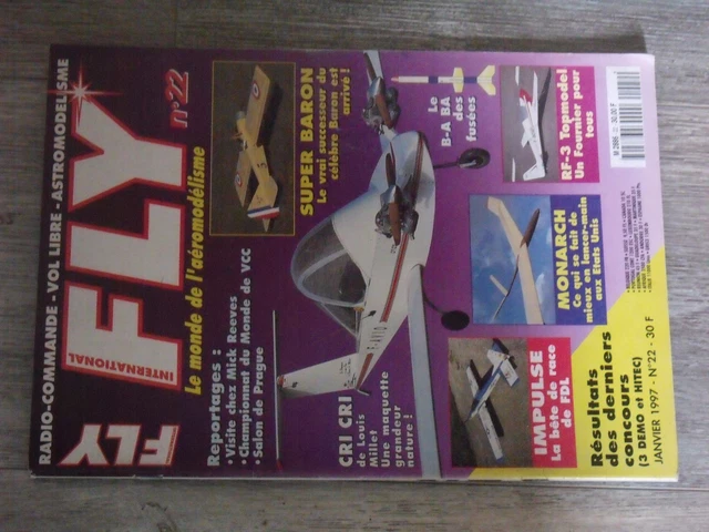 2 Revues Fly International N°150 - Inclut Plan Encarté Motopou, Jet Illusion, Twister - État Occasion