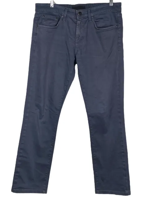 J Brand Kane Jeans Slim Straight Mid Rise Gray Pants Men's Size 31