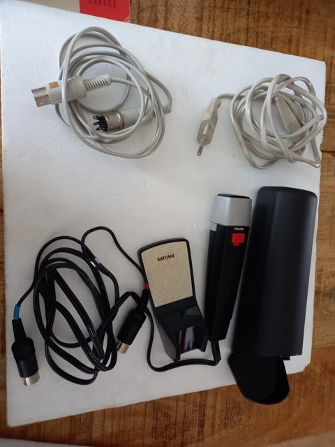 Vintage magnétophone cassette Philips N 2204 avec housse acces et boite 5