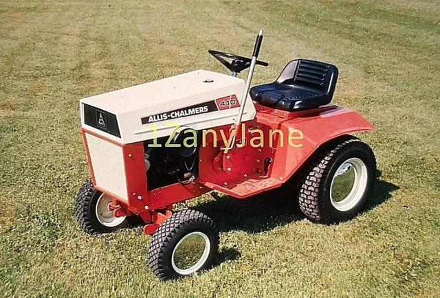 AC0420 35mm Slide of an ALLIS CHALMERS MEDIA 410 Riding Mower MEDIA SLIDE