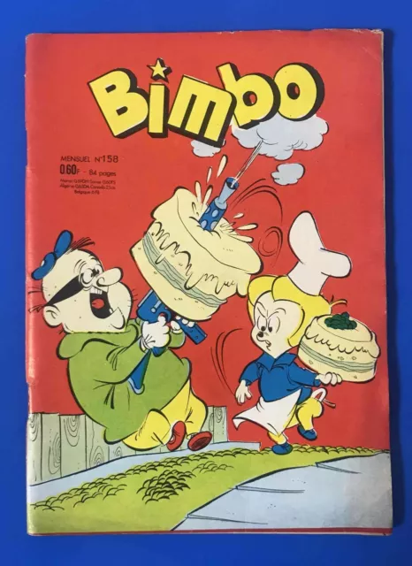 ► BD BIMBO  n°158  - 1965   - LE FACTEUR DE LA PRAIRIE    - SFPI