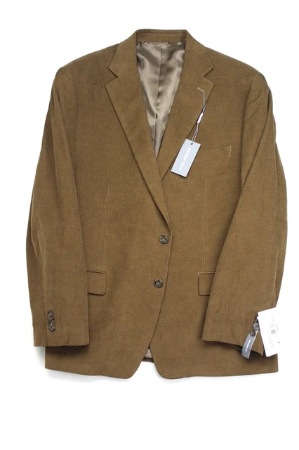 Michael Kors Men's 40S Sport Coat Modern-Fit Corduroy Blazer Vicuna Brown Michael Kors Men's 40S Sport Coat Modern-Fit Corduroy Blazer Vicuna Brown