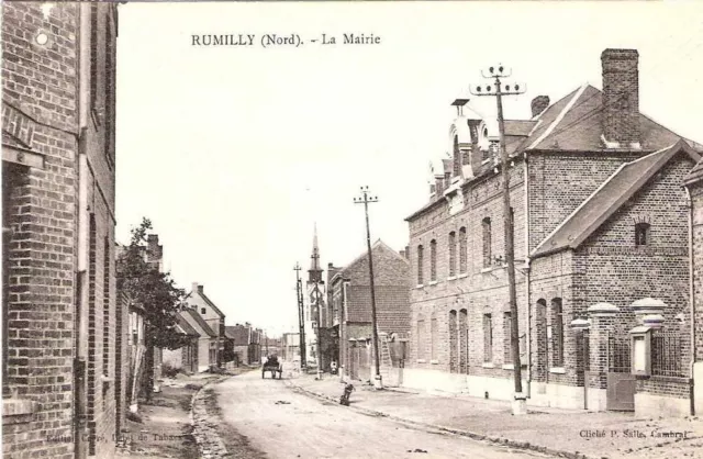 CPA RUMILLY EN CAMBRESIS 59 NORD la mairie