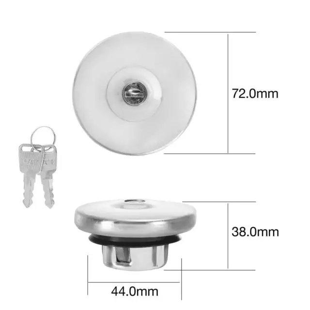 Tridon Locking Fuel Cap TFL206V