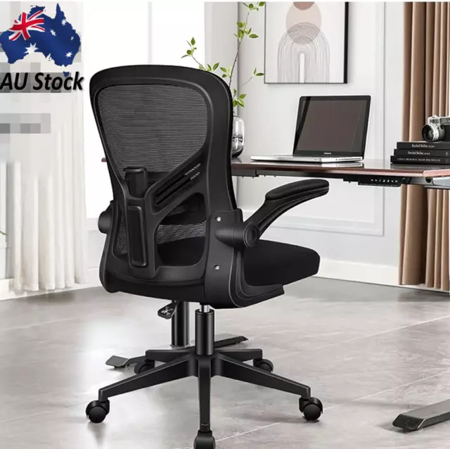 Ergonomic Office Study Chair Adjustable Mesh Seat Computer Executive Headrest