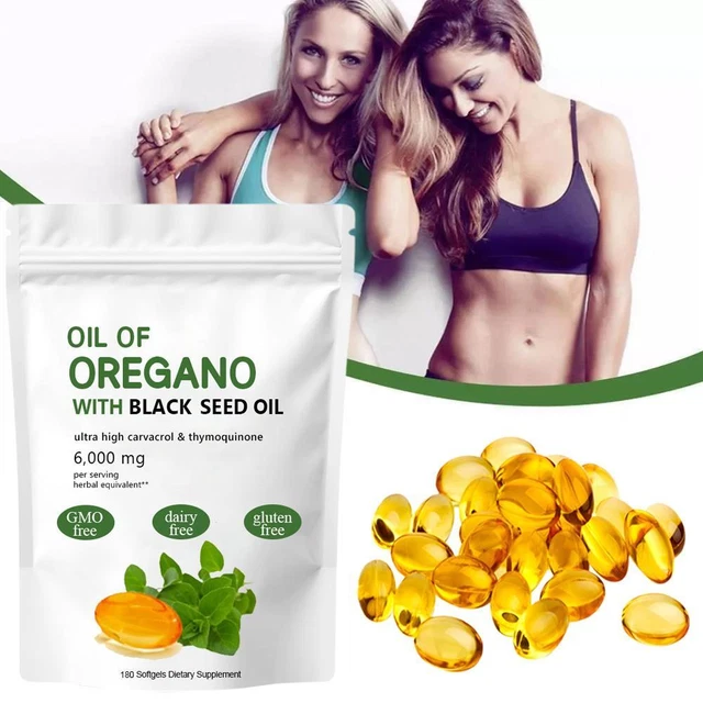 1 Pack Oregano Oil Supplement, Oil of Oregano Softgels, Organic Oregano 1 Pack Oregano Oil Supplement, Oil of Oregano Softgels, Organic Oregano