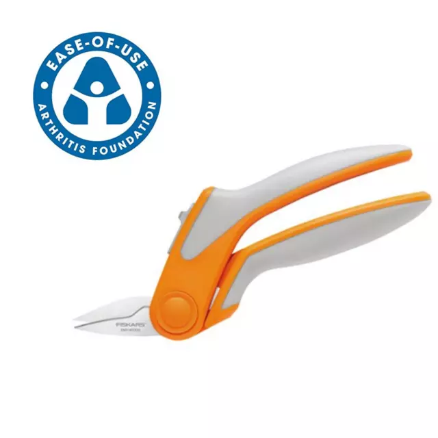 Fiskars Rag Quilting Shears, Easy-Action Genuine Scissors, Serrated Snips 3