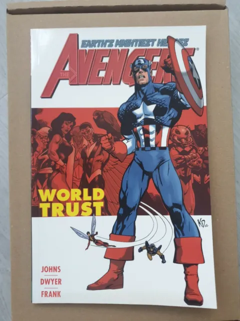 Marvel The Avengers World Trust TPB Geoff Johns Out of Print and Rare 1st Print