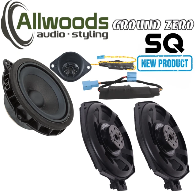 Dnyta Scatola Terminale Per Altoparlanti A 2 Vie | Doppio Connettore Per Subwoofer, ABS Nero, 4,3x3,7 Pollici, 2 Pezzi