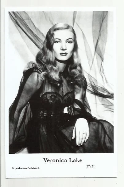 (Bx32) Veronica Lake Swiftsure Photo Postcard (27/21) Filmstar Pin Up Glamour