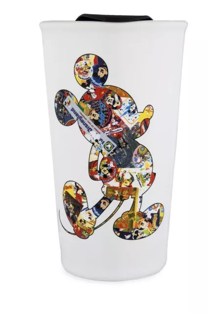 Tasse de voyage gobelet Disney Parks Mickey Mouse à travers les années 90e anniversaire 2