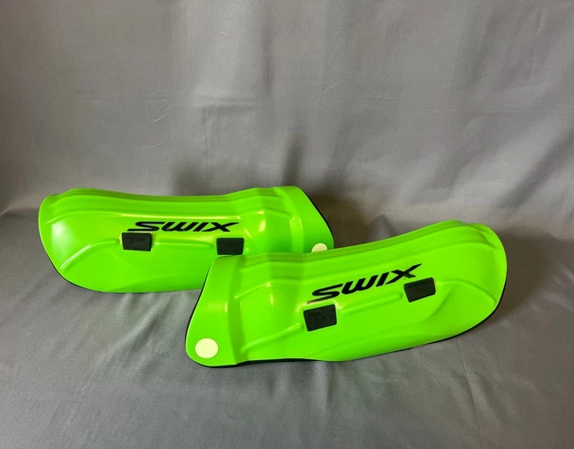 Swix Slalom Shin Guards Color Green Ski Racing
