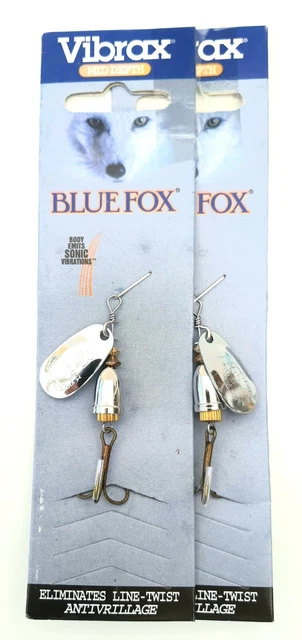 Fishing lures spinners Vibrax Mepps style mid depth tackle pike perch bass trout