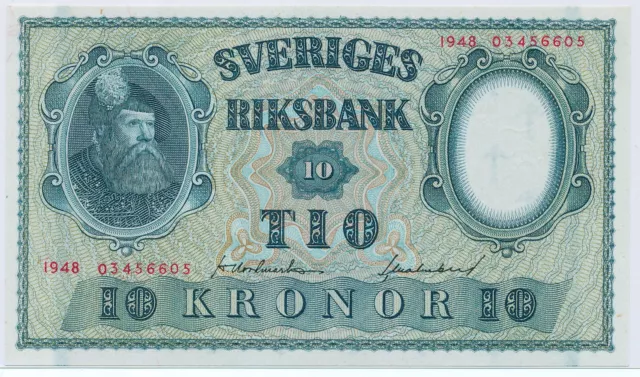 Sweden 10 Kronor 1948, P.40i_UNC