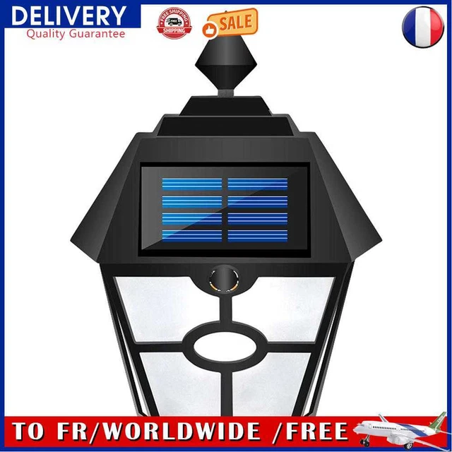 Retro Hex LED Solar Lamp Dynamic Falme IP65 Outdoor Path Ground Wall Light