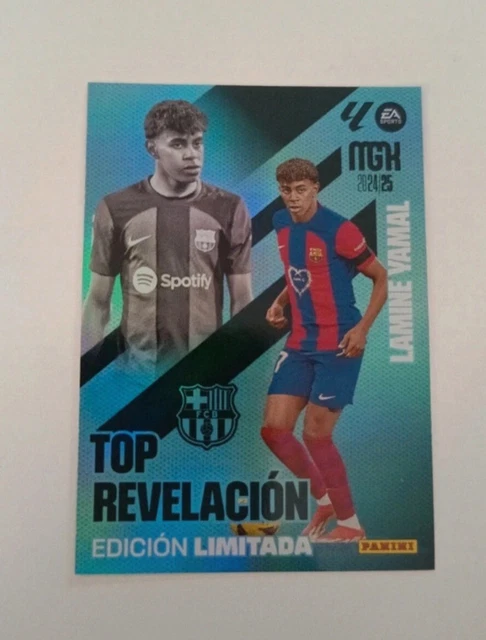 Carte Panini MGK FC Barcelona Lamine Yamal Special One Noire - Rare - Football - état Near Mint