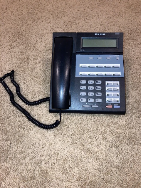 Samsung iDCS 18D 18-Button Black Digital Display Speakerphone.
