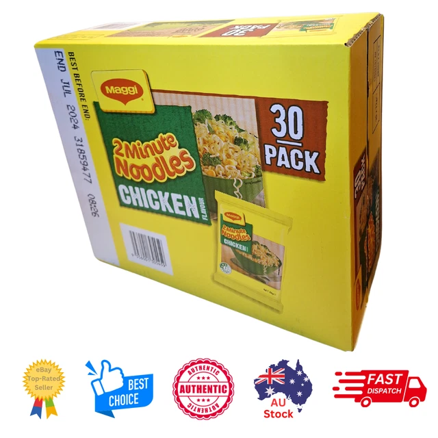 MAGGI 2 Minute Instant Noodles, Chicken Flavour 30 Pack