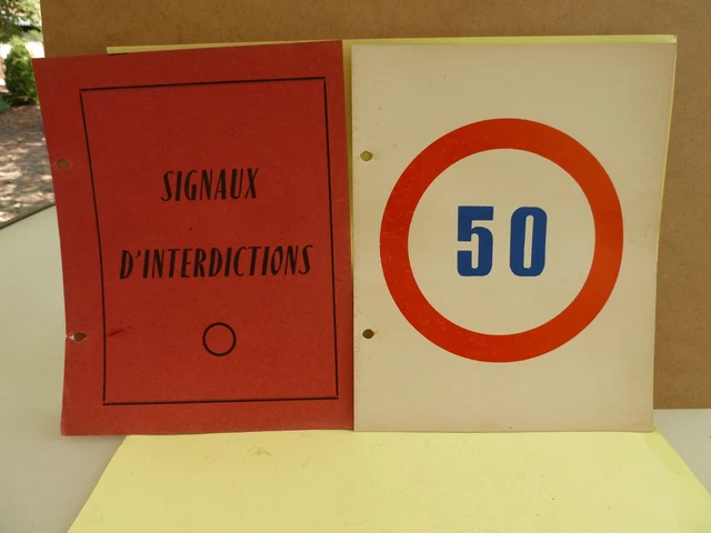 ANCIENNE FICHE SCOLAIRE Du Code De La Route EUR 3,00 - PicClick FR