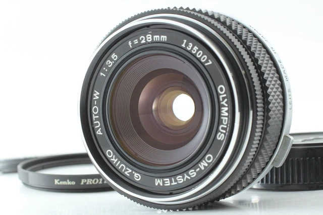 [MINT] Olympus OM-System G. Zuiko Auto-W 28mm f/3.5 Wide Angle Lens From JAPAN