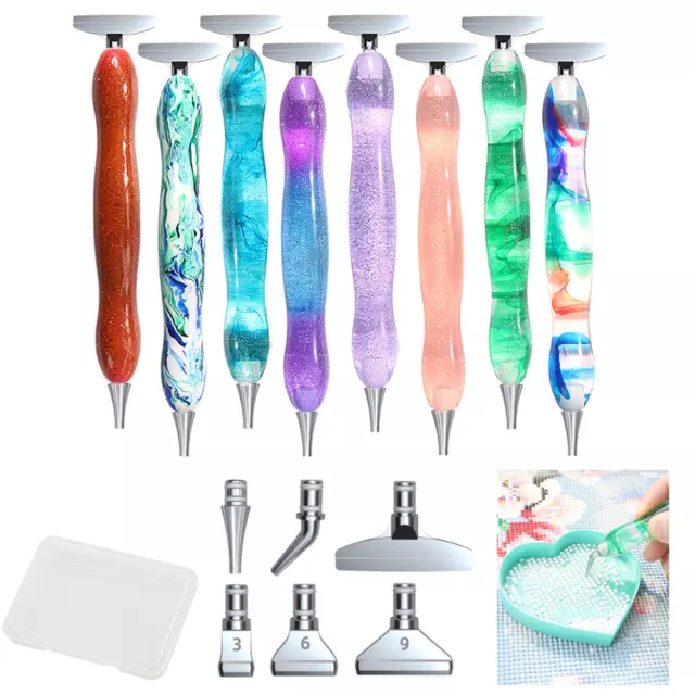 Diamanten Painting Pen Set, 5D DIY Diamant Malerei Stift Zubehör und Werkzeuge