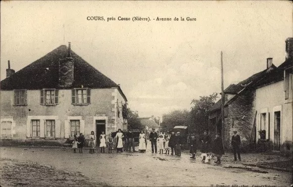 Ak Cours Nièvre, Avenue de la Gare - 3854176
