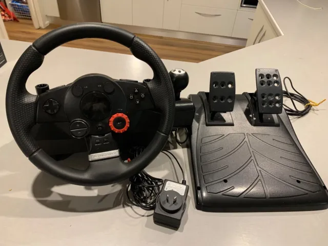 Logitech Driving Force GT Force Feedback Wheel for PS3 - Tested and working