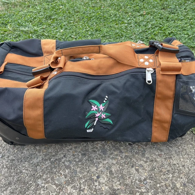 22” CLUB GLOVE Mini Rolling Duffle II 2 Black Carry On Bag Wheels