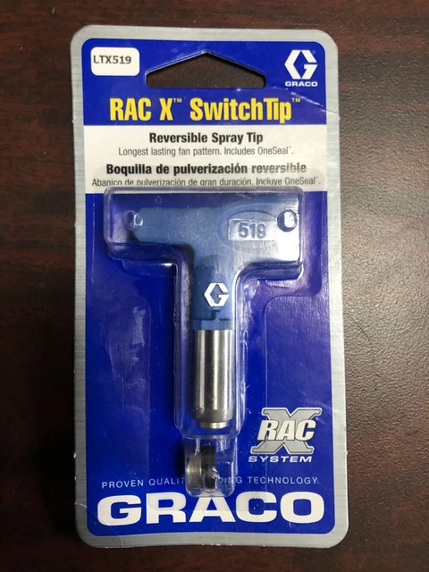 New Graco RAC X SwitchTip Reversible Spray Tip Part# LTX519