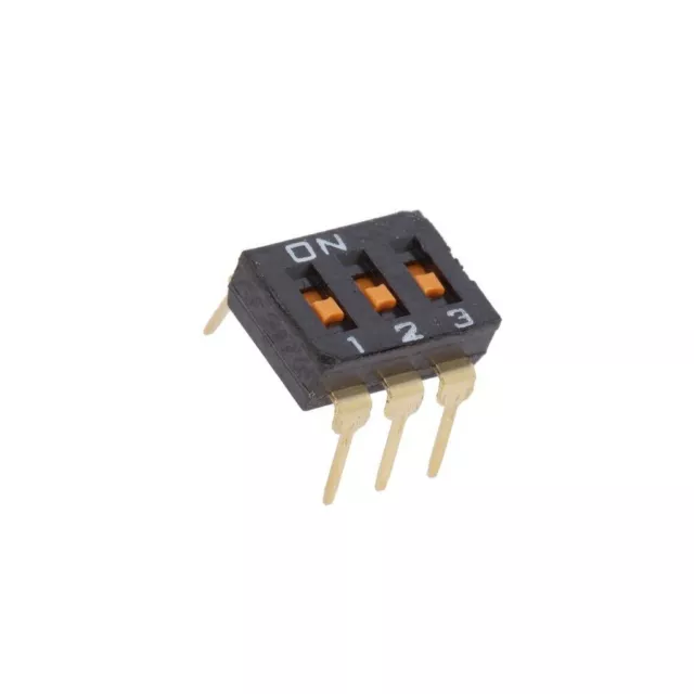 A6T-3101 Schalter: DIP-SWITCH Anzahl Sektionen: 3 ON-OFF 0,025A/24VDC OMRON O