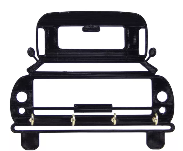 Old Classic Vintage Truck Key Rack Hanger Holder Wall Mount Hooks Entryway Decor