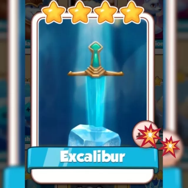 Excalibur *** Coin Master Game Card. Get Card Immediately.