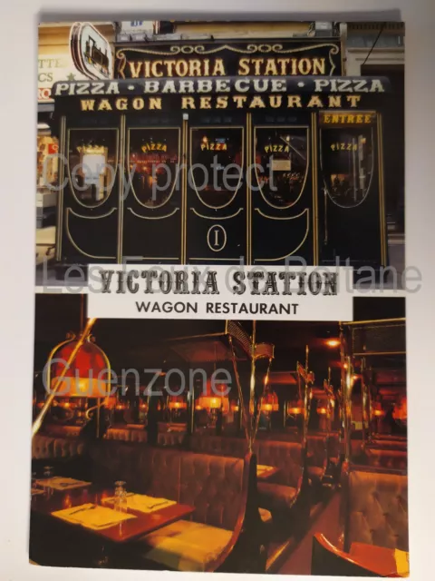 VICTORIA STATION WAGON RESTAURANT PARIS BD MONTMARTRE  carte postale