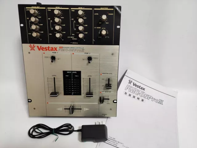 Vestax PMC-05 PRO 2 II DJ Turntable Mixer Professional Mixing Controller