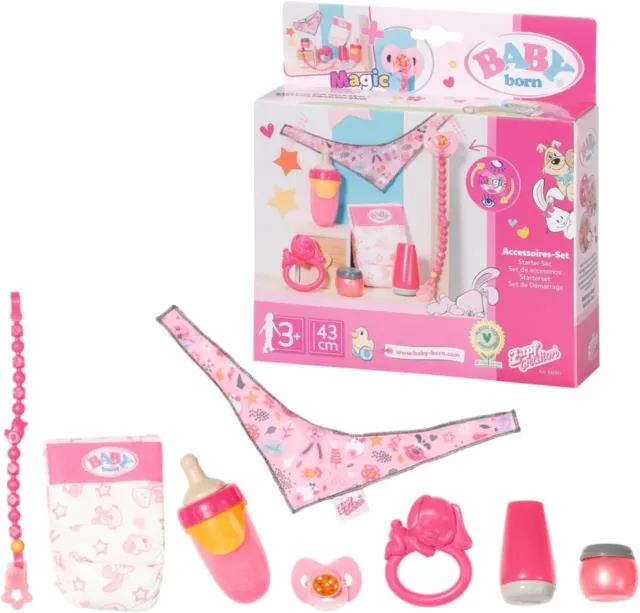 BABY Born Starter Set 832851 - High-Quality Accesories BABY Born Dolls Toddlers