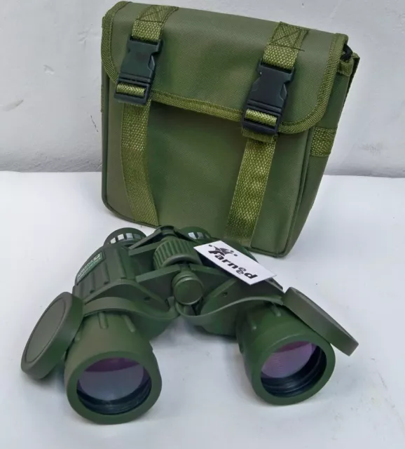 Binocolo Cannocchiale Zoom Ottico Con Borsa Potente Ottica Militare 10X50