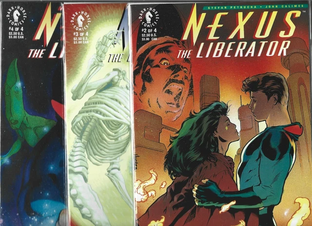 Nexus The Liberator Near Set / Lot Of 3 - #2 #3 #4  (Vf/Nm) Dark Horse Comics