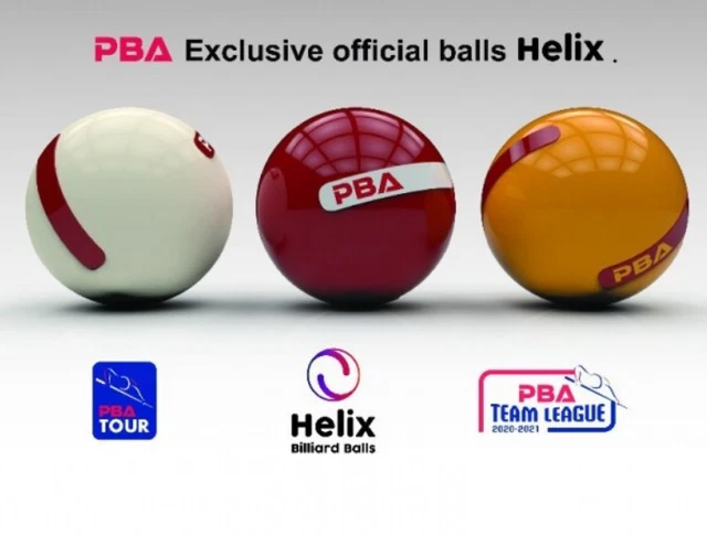 Helix Korea Pro PBA Exclusive Official Billiards Balls 3cushion Red