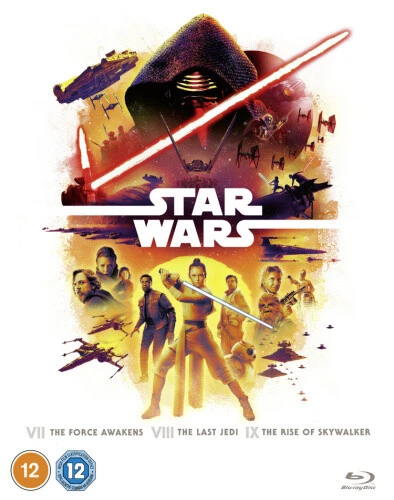 Star wars 2025 saga dvd set