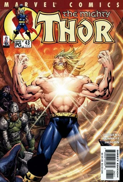 Thor #43 (545) Jan 2002 Marvel Comic Book (VF)