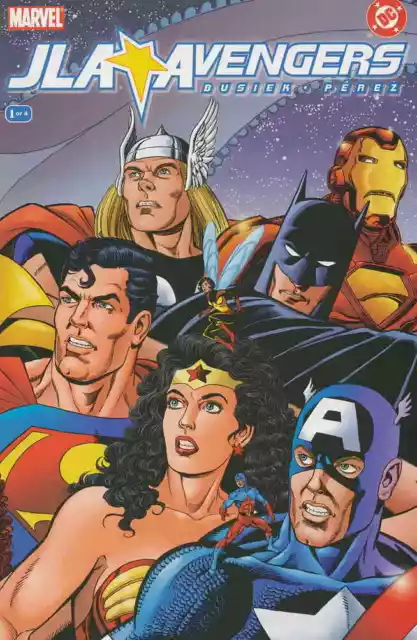 JLA/Avengers #1 VF/NM; Marvel-DC | Kurt Busiek George Perez - we combine shippin