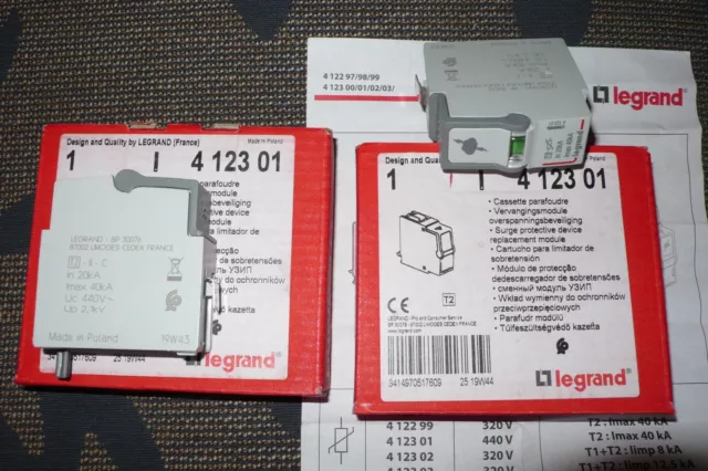 LEGRAND 003954 - Cassette de remplacement pour parafoudre