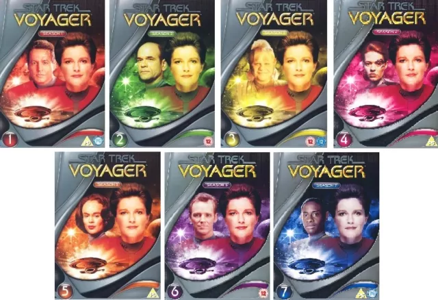 Star Trek Voyager 1-7 Die Komplette Dvd Staffel / Season 1 2 3 4 5 6 7