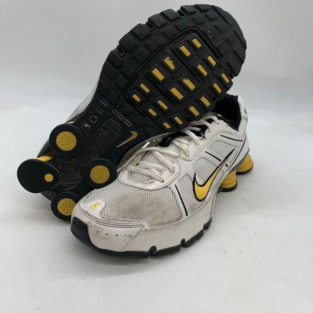Nike Shox Livestrong Mens Running Shoes Black White Yellow 350623-101 Size 10 LIVESTRONG Nike Shox | eBay main image 4