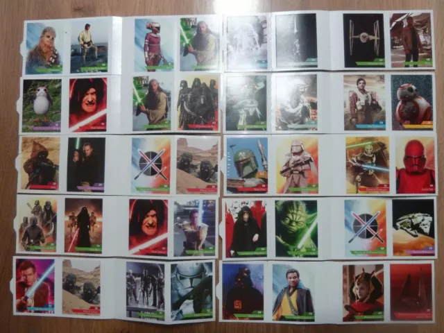 image LECLERC Star Wars 2019 carte sticker LOT DE 2 AU CHOIX